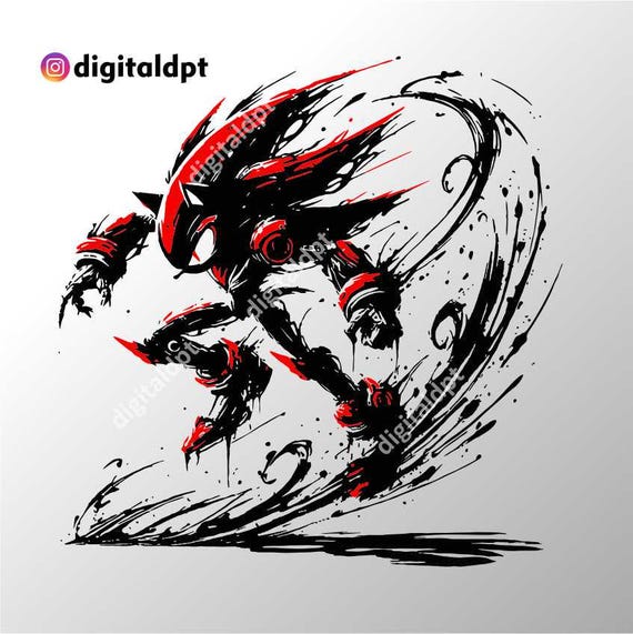 Shadow the Hedgehog Artwork Design, Shadow PNG Transparent File