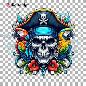 海賊クリップアート、海賊 PNG 透明、クールな海賊クリップアート、インスタントデジタルダウンロード、海賊の頭蓋骨、海賊の頭蓋骨のデザイン