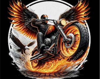 Design personalizzato per motociclette: PNG Clipart (download digitale)