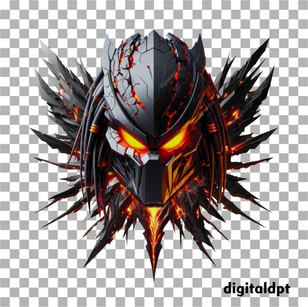 Alien Skull Clipart , Sci-fi PNG Artwork for T-shirt, Poster, Stickers ...