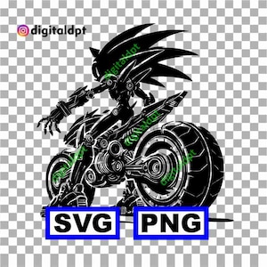 Sonic Shadow Silhouette Clipart: SVG, PNG Vector Files