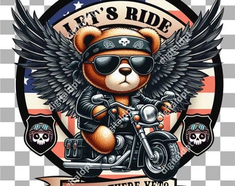 Motorcycle custom design for T-shirts,jacket, posters, etc, PNG. DTG, DTF, Sublimation