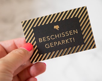 Beschissen geparkt-Karten