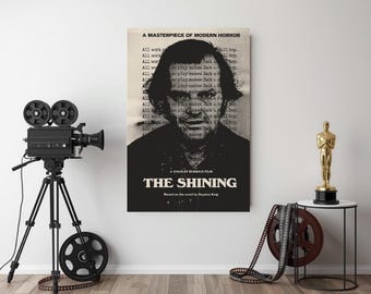Digitales Poster „The Shining“ – Inspiriert von Kubricks Horrorfilmen – Minimalistischer Filmdruck – Sofort-Download