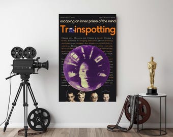 Trainspotting-Digitalposter – Kultfilm-Wandbild inspiriert vom Film – Minimalistischer Kinodruck – Sofort-Download