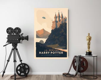 Harry Potter und die Kammer des Schreckens – Digitales Poster – Inspiriert von Fantasyfilmen – Magischer Druck – Sofort-Download