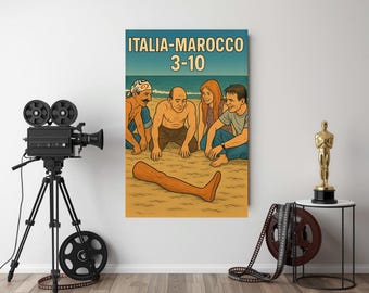 Digitales Poster von Aldo Giovanni und Giacomo – Wandbild inspiriert vom italienischen Komikertrio – Minimalistischer Kinodruck – Sofort-Download
