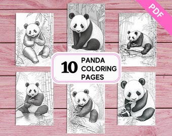 Kawaii Panda Coloring Pages - Free & Printable!