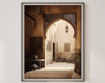 Whispers of Time: Baghdad Home 1920s | Nostalgic Middle Eastern Wall Art | SAKN Dar Collection