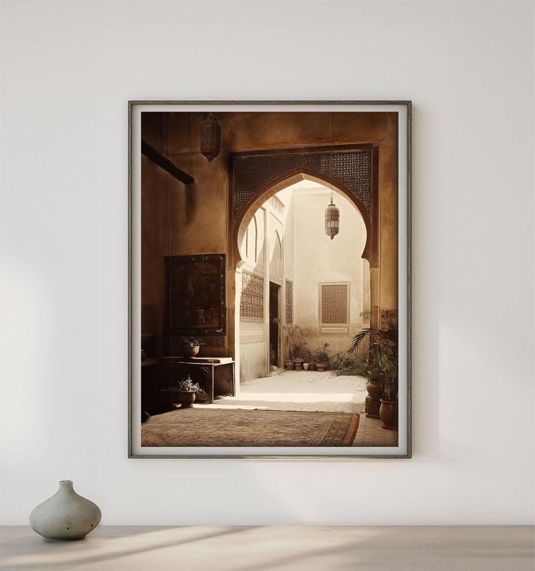 Whispers of Time Baghdad Home 1920s Nostalgic Middle Eastern Wall Art