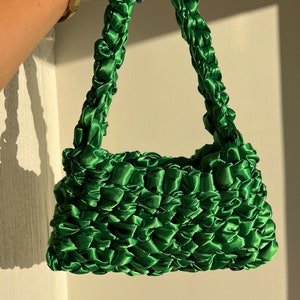 Satin Bubble Bag