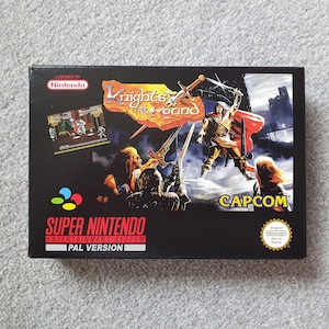 Knights of the Round Box SNES Super Nintendo