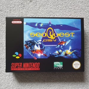 SeaQuest DSV Box - SNES - Super Nintendo
