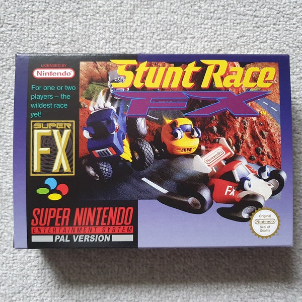 Stunt Race FX Box - SNES - Super Nintendo