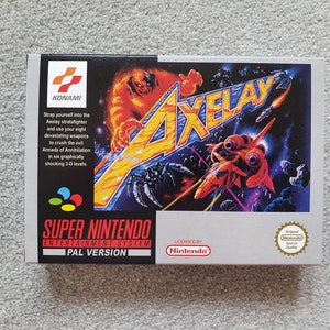 Axelay Box - SNES - Super Nintendo