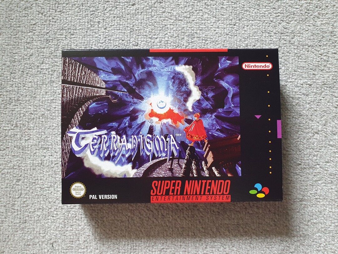 Terranigma Box SNES Super Nintendo