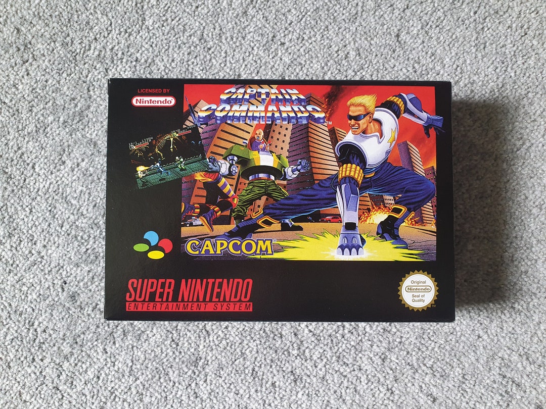 Nintendo 1995 Captain Commando Snes 良品】CAPCOM キャプテン