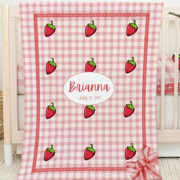 Strawberry Baby Bedding Etsy