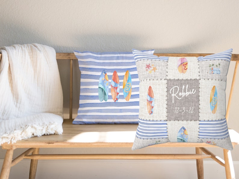 Surfing Quilt Baby Bedding Blankets Duvets Pillows for Baby Etsy