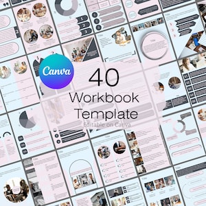 40+ Premium eBook Template Canva - Lead Magnet & Professional Workbook