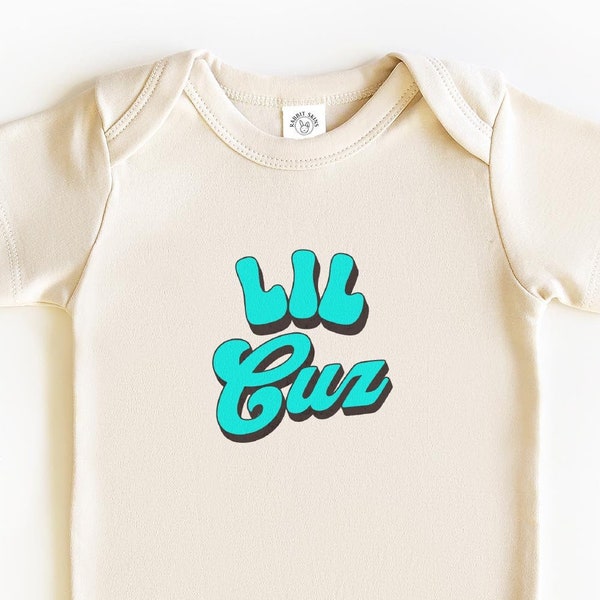 Lil Cuz Retro Baby Onesie®, Cute Baby Shower Gift, Adorable Infant Bodysuits , Comfy and Cute Baby Clothes Gift, Newborn Onesie®