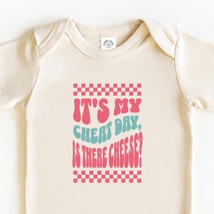 It&#39;s My Cheat Day Adorable Baby Onesie® Shirt, Cute Baby Shower Gift, Infant Bodysuits, Comfy and Cute Clothes, Newborn Onesie® Bodysuits