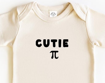 Cutie Pi Cute Baby Onesie®, Cute Baby Shower Gift, Infant Bodysuits, Comfy Clothes, Newborn Onesie® Bodysuits