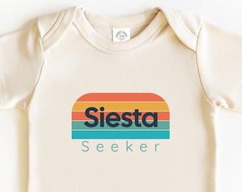 Siesta Seeker - Retro Baby Onesie®, Adorable Retro Onesie®, Perfect Baby Shower Gift, Cute Newborn Onesie®, Retro Baby Essentials