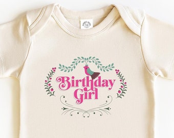 バースデーガール - ハッピーバースデーワンジー®、1歳の誕生日または2歳の誕生日にスタイリッシュに着飾るバースデーベビーガールドレス®、バースデーガールの衣装