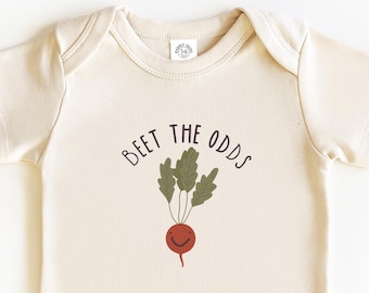 Beet The Odds Farmcore Retro Onesie®, Baby Shower Gift, Cute Onesie, Newborn Gifts, Farmcore Gifts for Baby