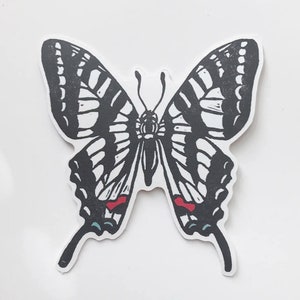 Zebra Swallowtail Butterfly Sticker