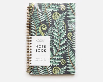 Helecho del bosque Cuaderno de espiral