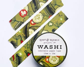 Pickles + Peppers Washi Tape
