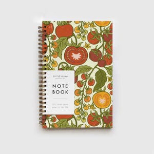 Tomato Garden Spiral Notebook