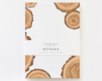 Tree Rings Notepad