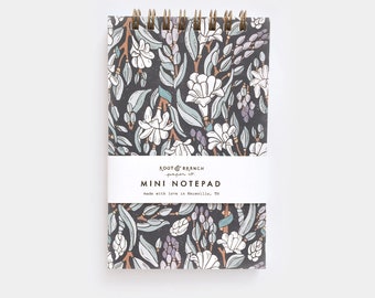 Moonlit Tuberose Mini Spiral Notepad