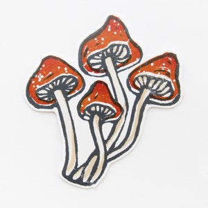 Fairy Caps Mushroom Sticker