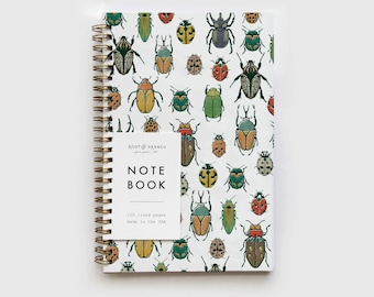 Beetles Spiral Notebook