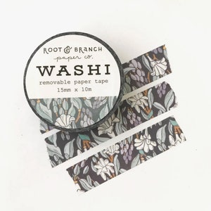 Mondschein Tuberose Blumen Washi Tape