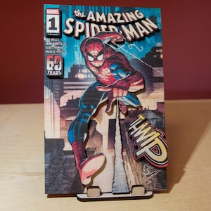 Custom 3D Wooden Comic Cover Sublimation Print