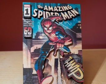 Custom 3D Wooden Comic Cover Sublimation Print