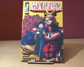 Custom Wooden 3D Manga/Comic Covers and Panels — Sublimation Printed