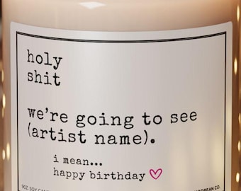 Birthday Day Surprise Tickets Gift -Custom Concert Ticket, Ways to Gift Tickets, Surprise with Tickets, Tickets for Birthday Gift Reveal