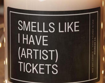 Surprise Concert Tickets Reveal, Personalized Tickets, Ways to Gift Concert, Music Fan Concert Tickets Holiday Surprise Tickets Tickets Gift