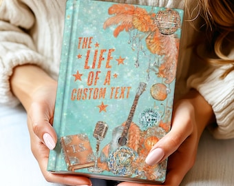 The Life Of A Custom Text Showgirl Journal, Personalized The Life of Merch, Custom Eras Journal, Showgirl Gift for Daughter Friend Coworker