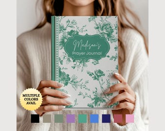 Personalized Prayer Journal for Her, Christian Bible Study Notebook Religious Gift for Her, God Says You Are, Church Journal Orthodox Prayer