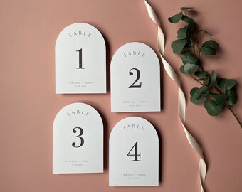 Wedding Table Number, Arch Wedding Table Numbers, Table Numbers, Wedding Table Decor, Wedding Decor