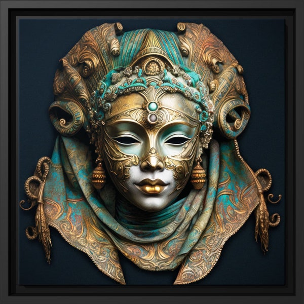 Mask Wall Art Etsy