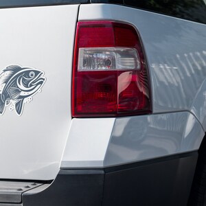 Fish Icon 7 - Die-Cut Stickers