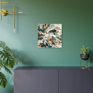 Earth Tone Abstract 8 / Metal Art Sign / Earth Tones Art / Earth Tone Wall Art / Earthy Color Palette / Earthy Wall Art